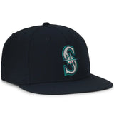 Outdoor Cap Seattle Mariners™ Official MLB® Replica Structured Solid Panel Hat (MLB-450)-1