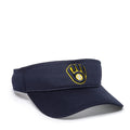 Outdoor Cap Milwaukee Brewers™ Official MLB® Replica Visor (MLB-185)-1