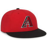 Outdoor Cap Arizona Diamondbacks™ Official MLB® Replica Structured Solid Panel Hat (MLB-450)-1