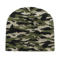 Cap America Vintage Tiger Camouflage Knit Beanie Unisex Accessories Hats & Caps
