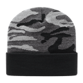 Cap America Urban Camouflage with Solid Color Cuff Knit Cap Unisex Accessories Hats & Caps