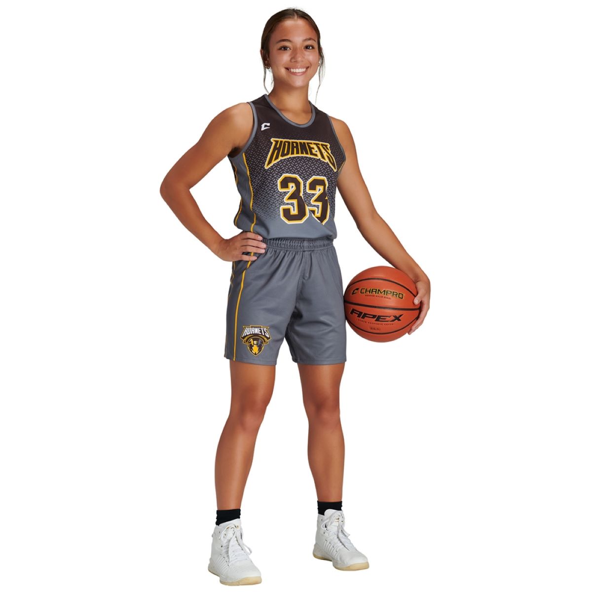 Custom Single-Ply Reversible Basketball 7" Short Womens Team Basketball Shorts