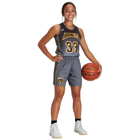 Custom Single-Ply Reversible Basketball 7" Short Womens Team Basketball Shorts