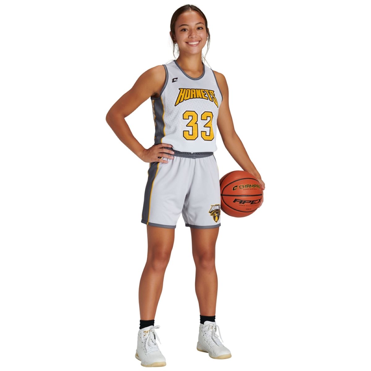 Custom Single-Ply Reversible Basketball 7" Short Womens Team Basketball Shorts