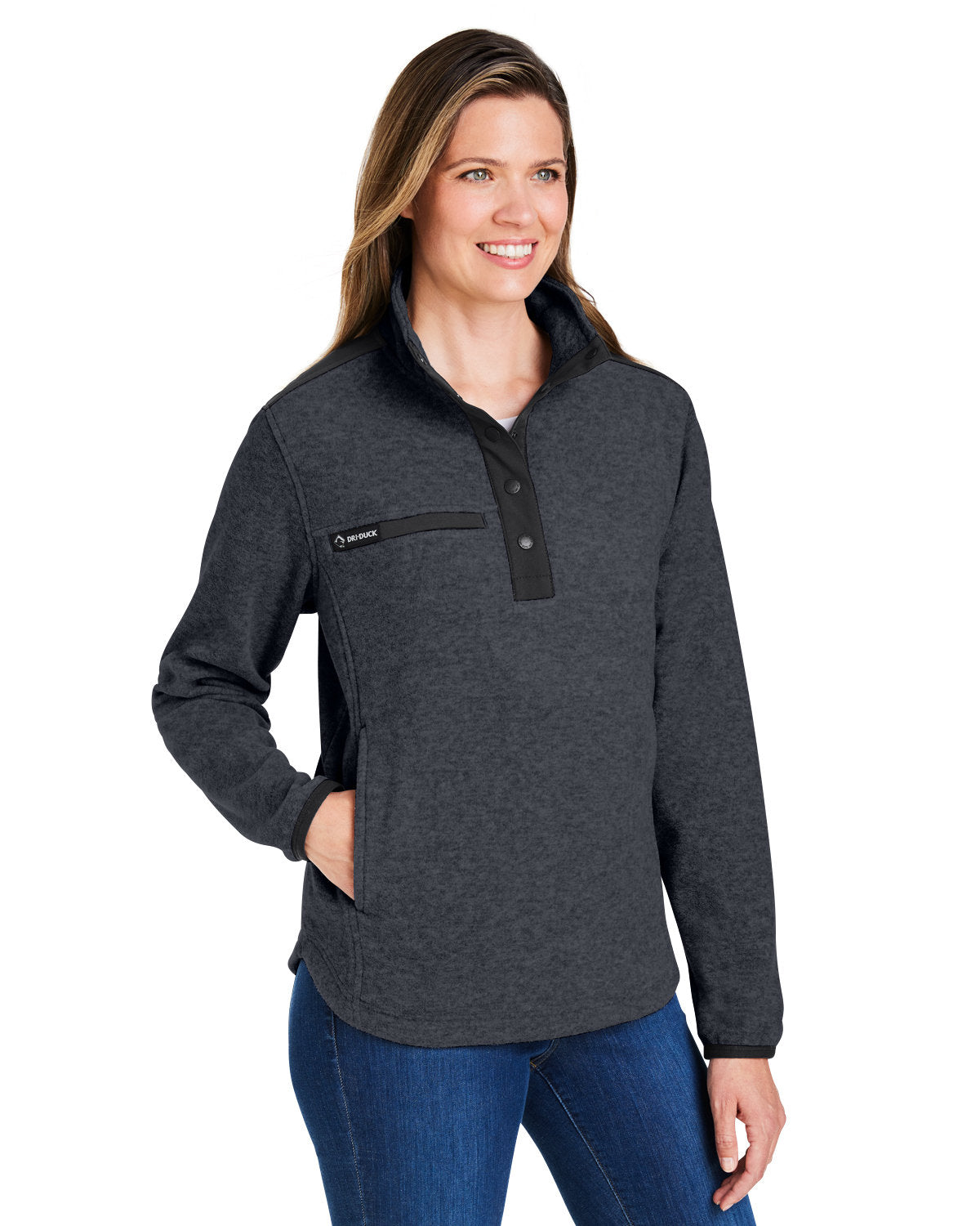 Dri Duck Ladies' Sierra Melange Heather Fleece DRI DUCK