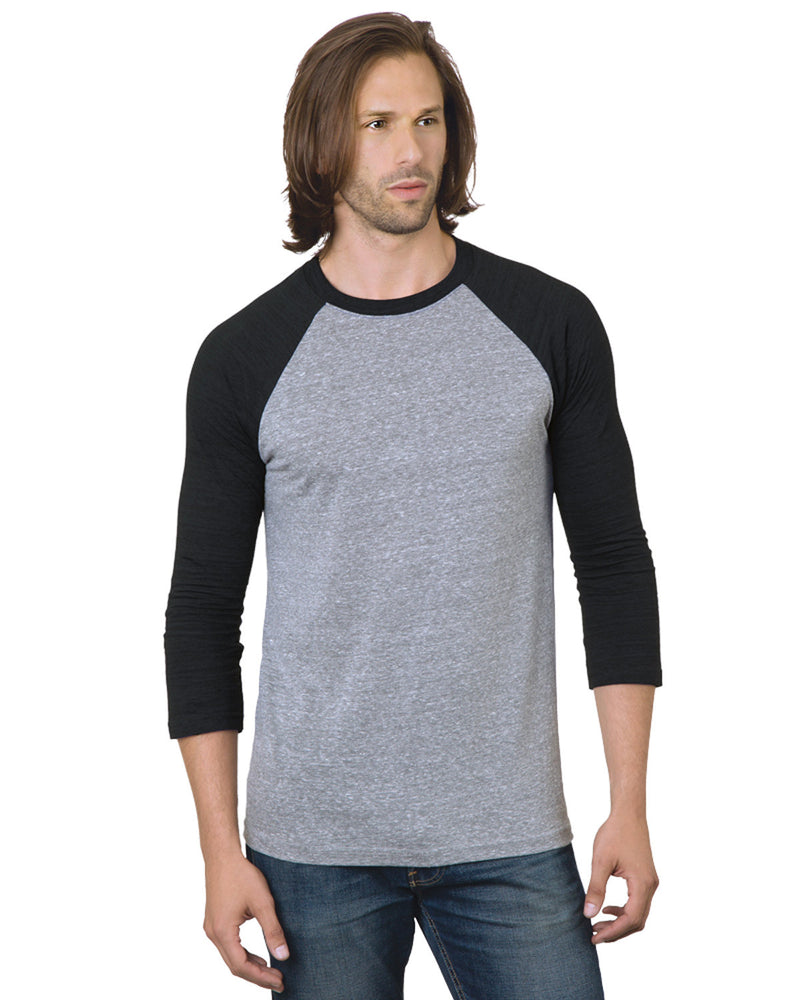 Bayside Unisex 4.2 oz., Triblend 3/4-Sleeve Raglan T-Shirt