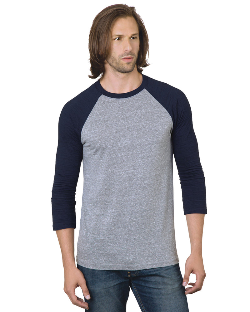 Bayside Unisex 4.2 oz., Triblend 3/4-Sleeve Raglan T-Shirt