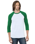 Bayside Unisex 4.2 oz., Triblend 3/4-Sleeve Raglan T-Shirt Bayside