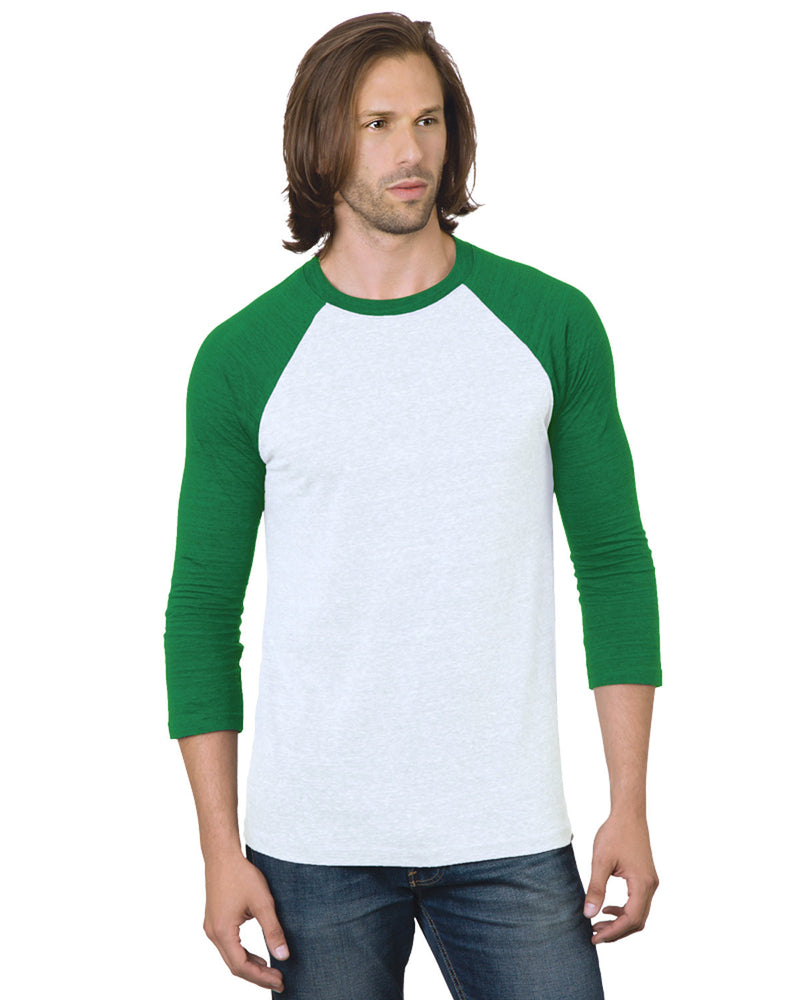 Bayside Unisex 4.2 oz., Triblend 3/4-Sleeve Raglan T-Shirt