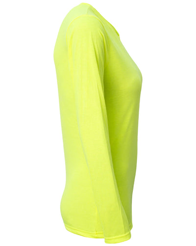 A4 Women's Softek Long Sleeve Tee