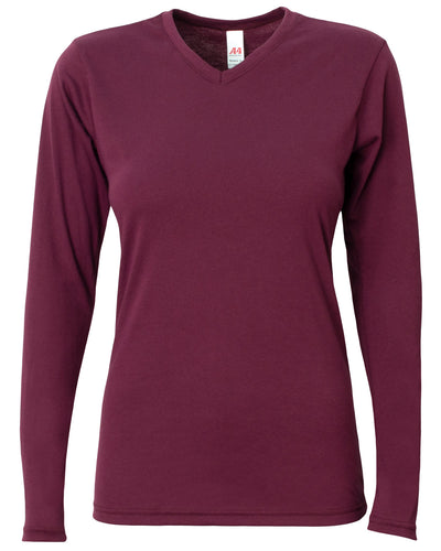 A4 Women's Softek Long Sleeve Tee