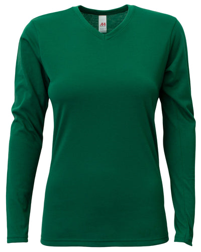 A4 Women's Softek Long Sleeve Tee