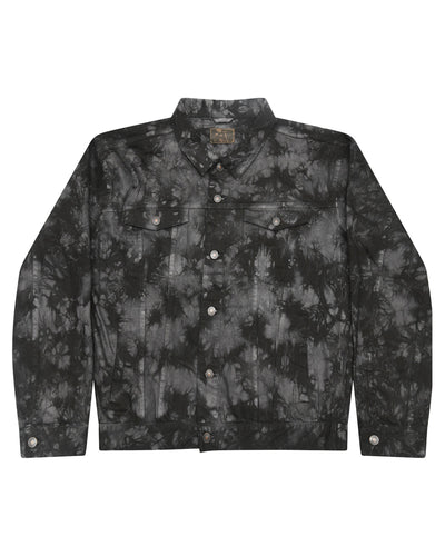 Tie-Dye Men's Denim Jacket