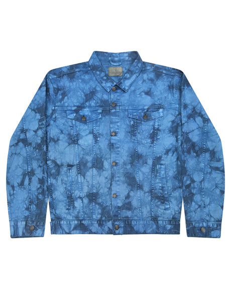 Tie-Dye Men's Denim Jacket Tie-Dye