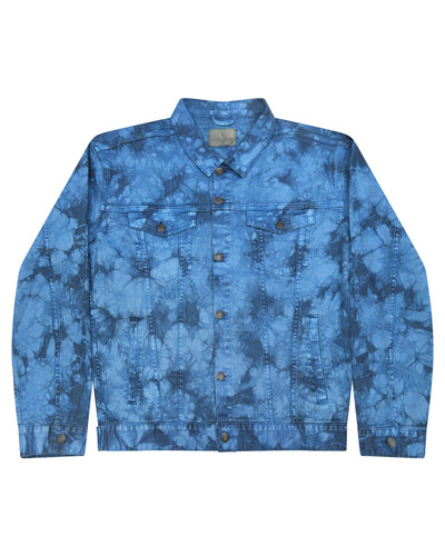 Tie-Dye Men's Denim Jacket