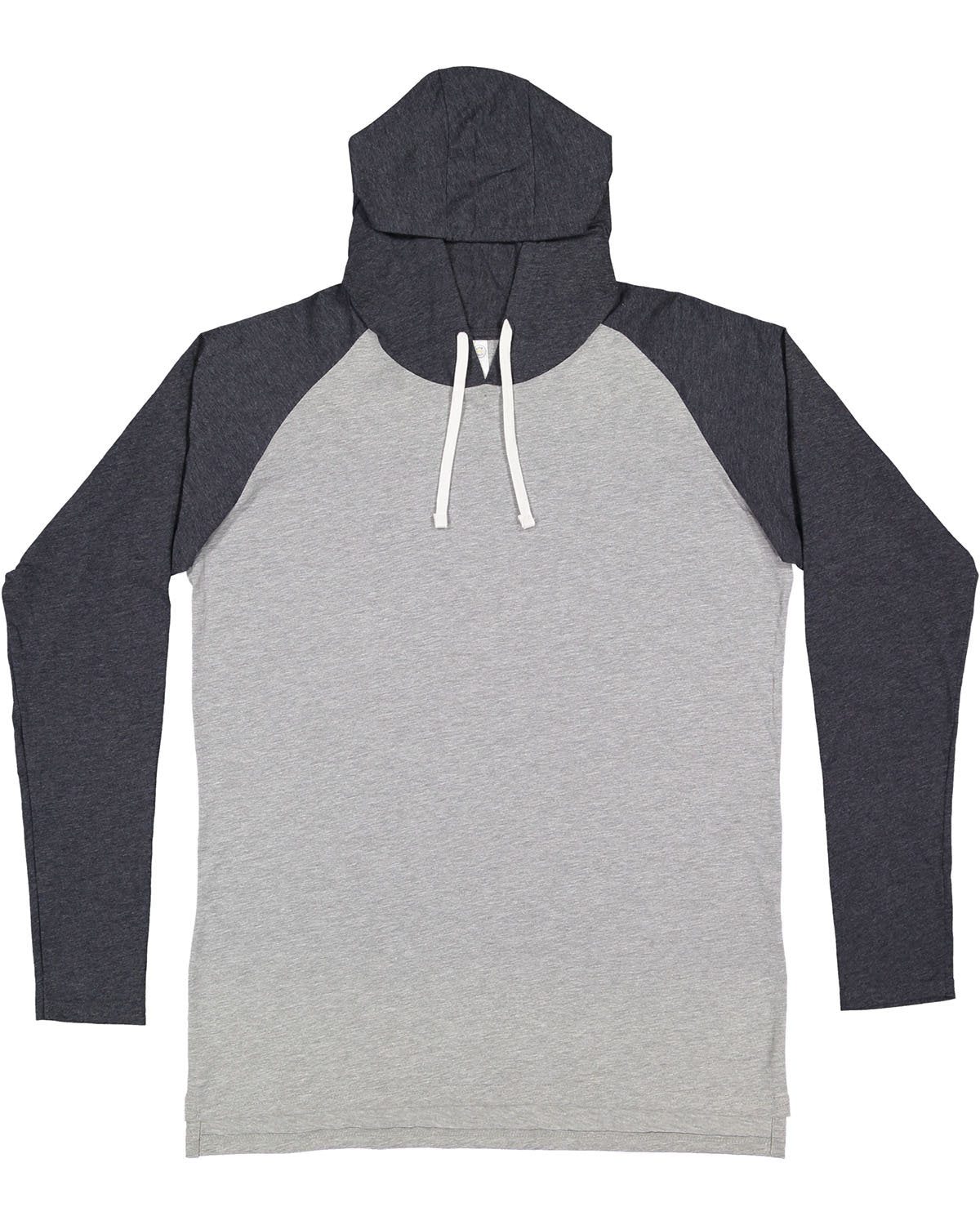 LAT Men's Fine Jersey Hooded Long Sleeve Raglan T-Shirt LAT