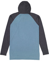 LAT Men's Fine Jersey Hooded Long Sleeve Raglan T-Shirt LAT