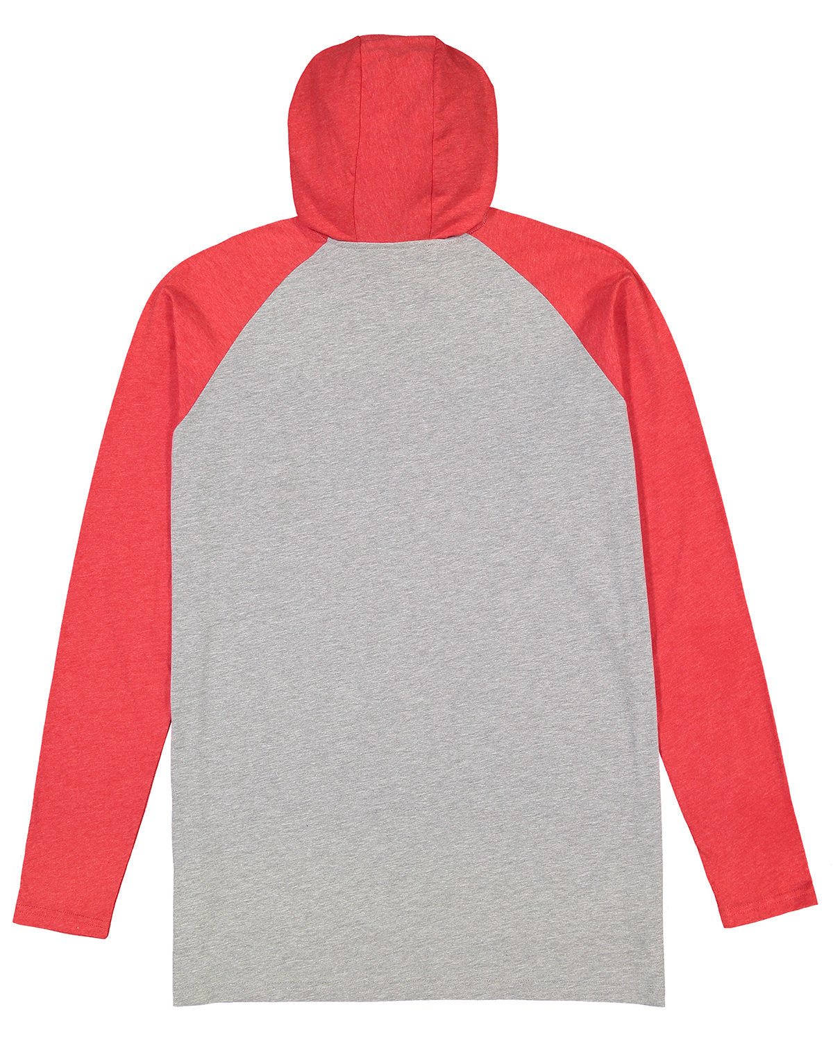 LAT Men's Fine Jersey Hooded Long Sleeve Raglan T-Shirt LAT