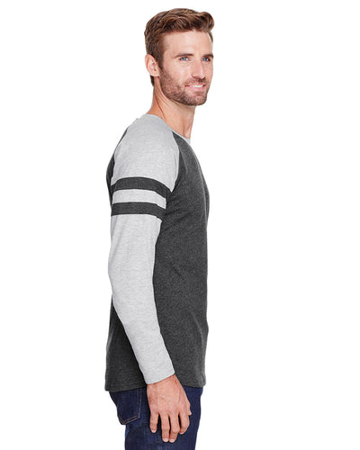 LAT Men's Gameday Mash-Up Long Sleeve Fine Jersey T-Shirt