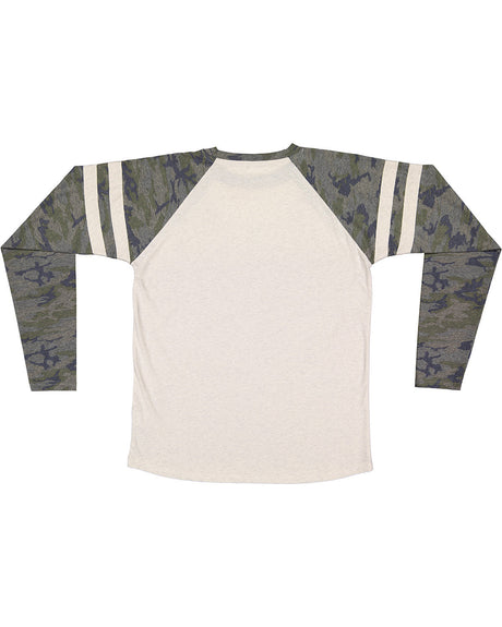 LAT Men's Gameday Mash-Up Long Sleeve Fine Jersey T-Shirt LAT
