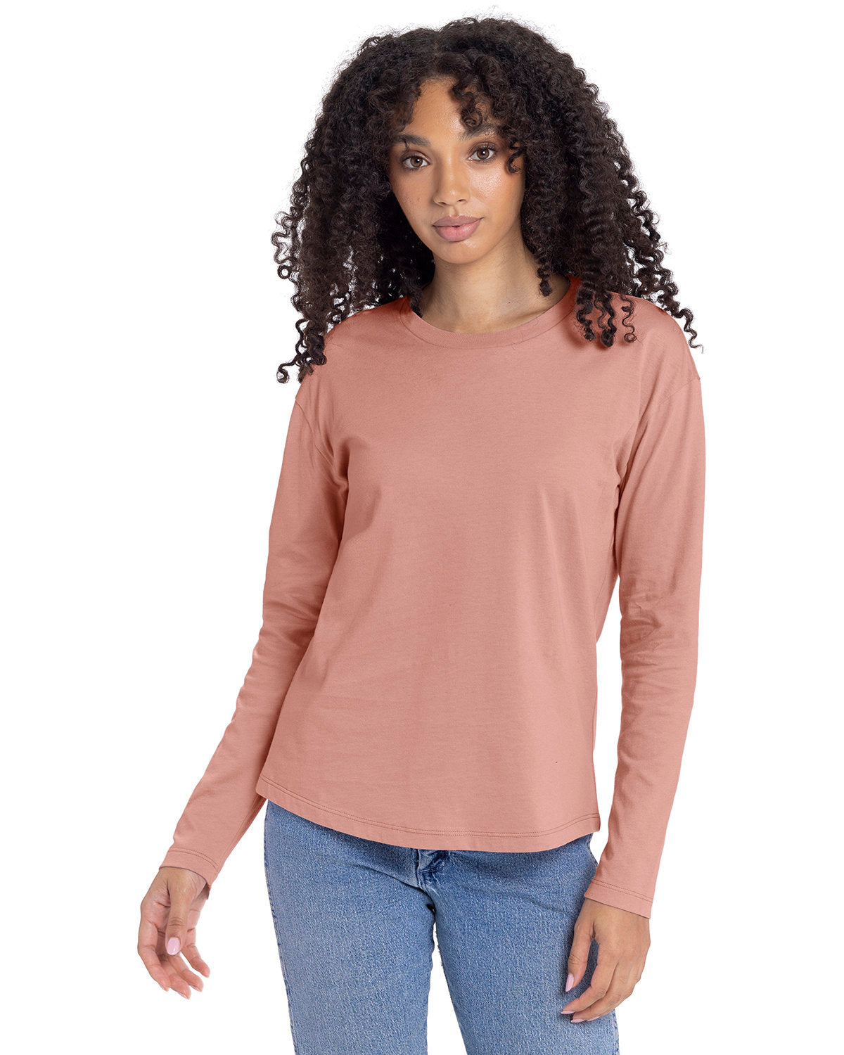 Next Level Women's Cotton Relaxed Long Sleeve T-Shirt Next Level