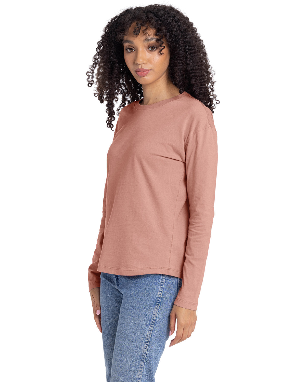 Next Level Women's Cotton Relaxed Long Sleeve T-Shirt Next Level