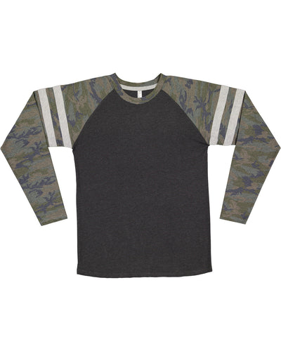 LAT Men's Gameday Mash-Up Long Sleeve Fine Jersey T-Shirt