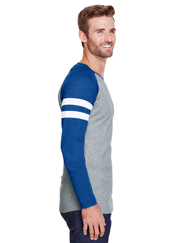 LAT Men's Gameday Mash-Up Long Sleeve Fine Jersey T-Shirt