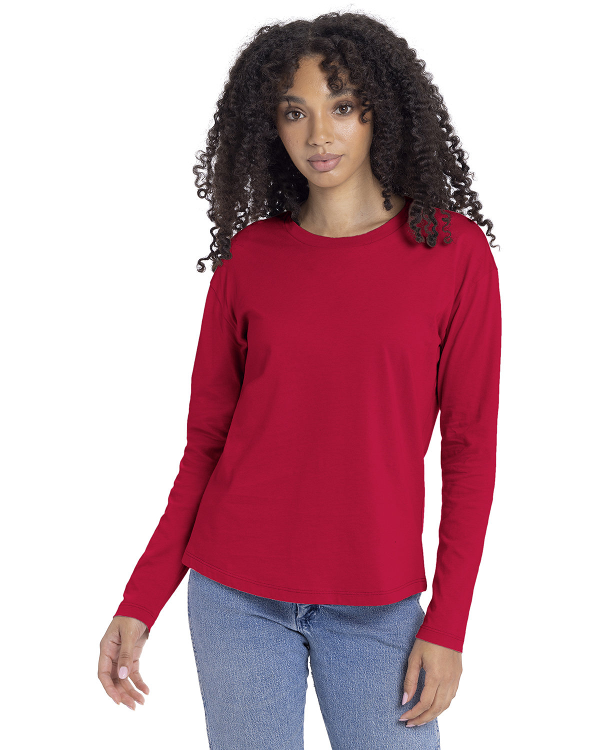 Next Level Women's Cotton Relaxed Long Sleeve T-Shirt Next Level