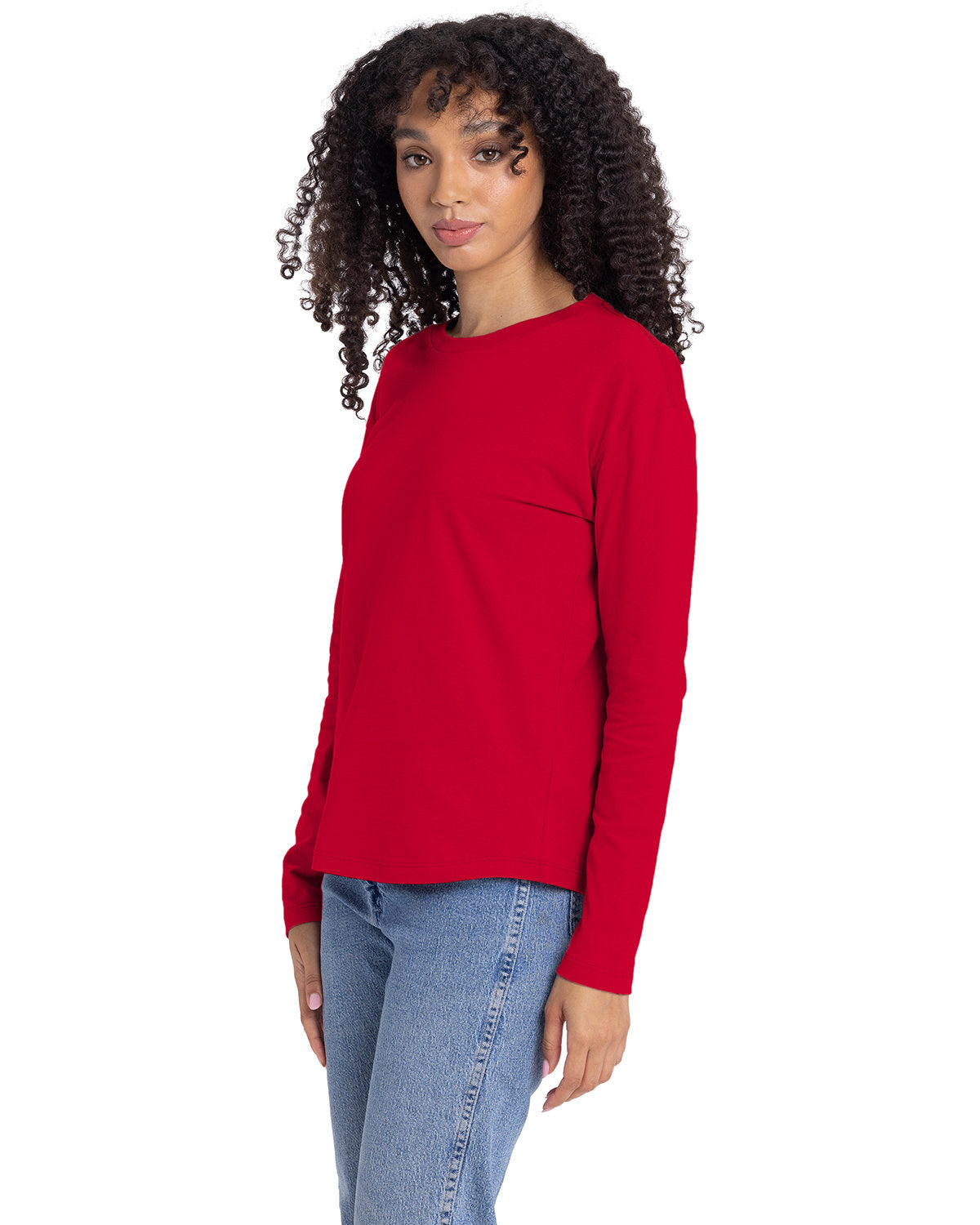 Next Level Women's Cotton Relaxed Long Sleeve T-Shirt Next Level