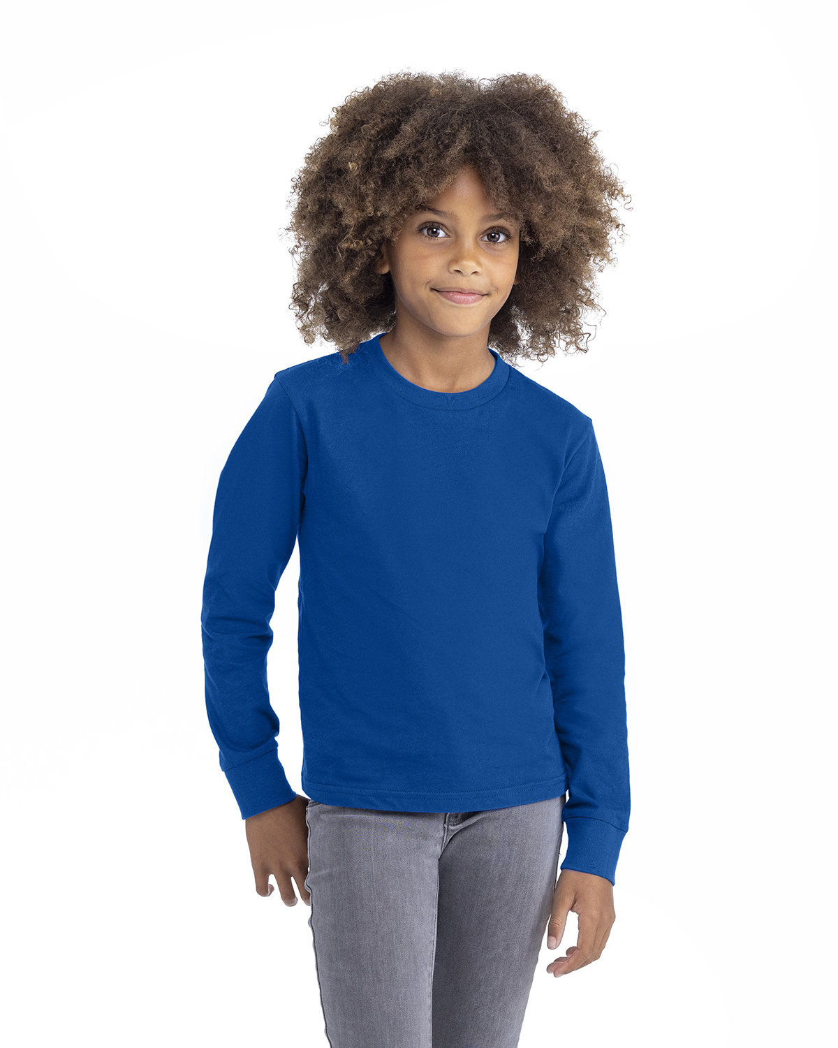 Next Level Youth Cotton Long Sleeve T-Shirt Next Level