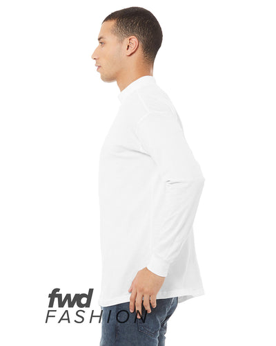 Bella + Canvas FWD Fashion Unisex Mock Neck Long Sleeve T-Shirt