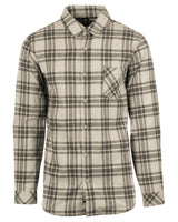 Burnside Men's Open Pocket Long Sleeve Flannel Shirt Mens Apparel Shirts & Tops