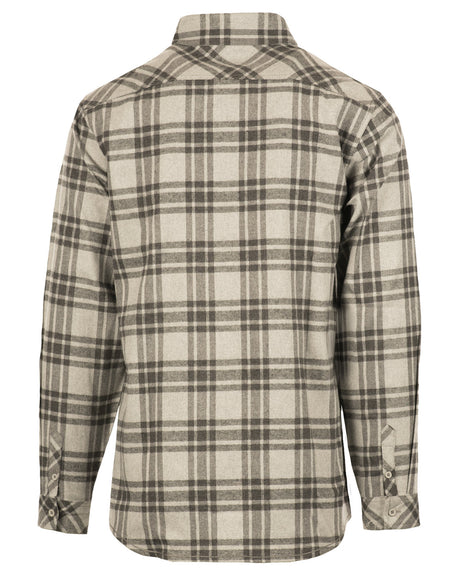 Burnside Men's Open Pocket Long Sleeve Flannel Shirt Mens Apparel Shirts & Tops