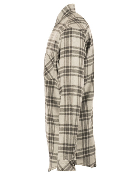 Burnside Men's Open Pocket Long Sleeve Flannel Shirt Mens Apparel Shirts & Tops