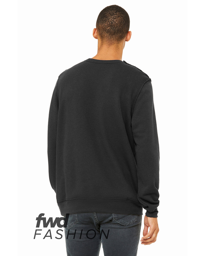 Bella + Canvas FWD Fashion Unisex Raw Seam Crewneck Pullover