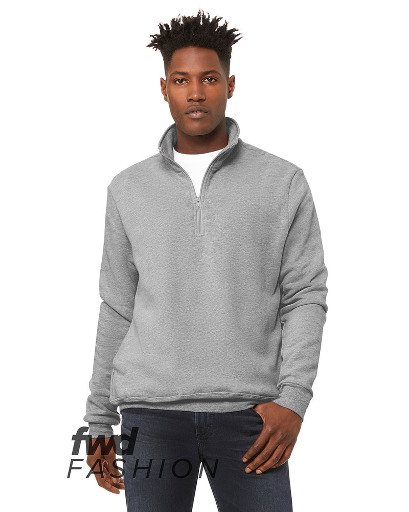 Bella + Canvas FWD Fashion Unisex Quarter Zip Pullover Fleece