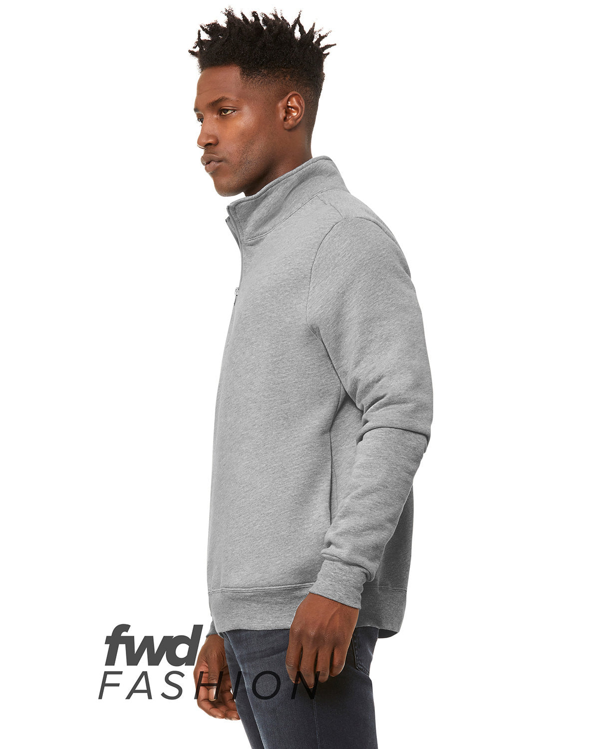 BELLA + CANVAS FWD Fashion Unisex Quarter Zip Pullover Fleece