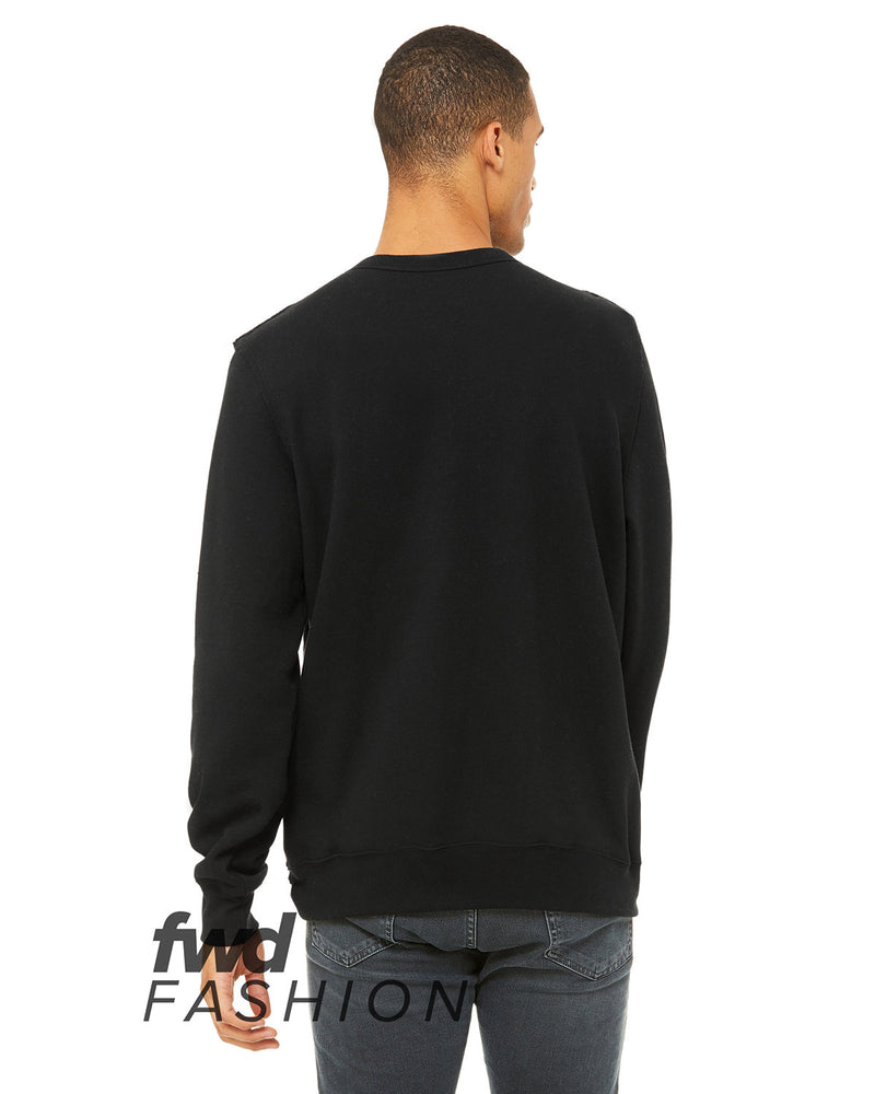 Bella + Canvas FWD Fashion Unisex Raw Seam Crewneck Pullover