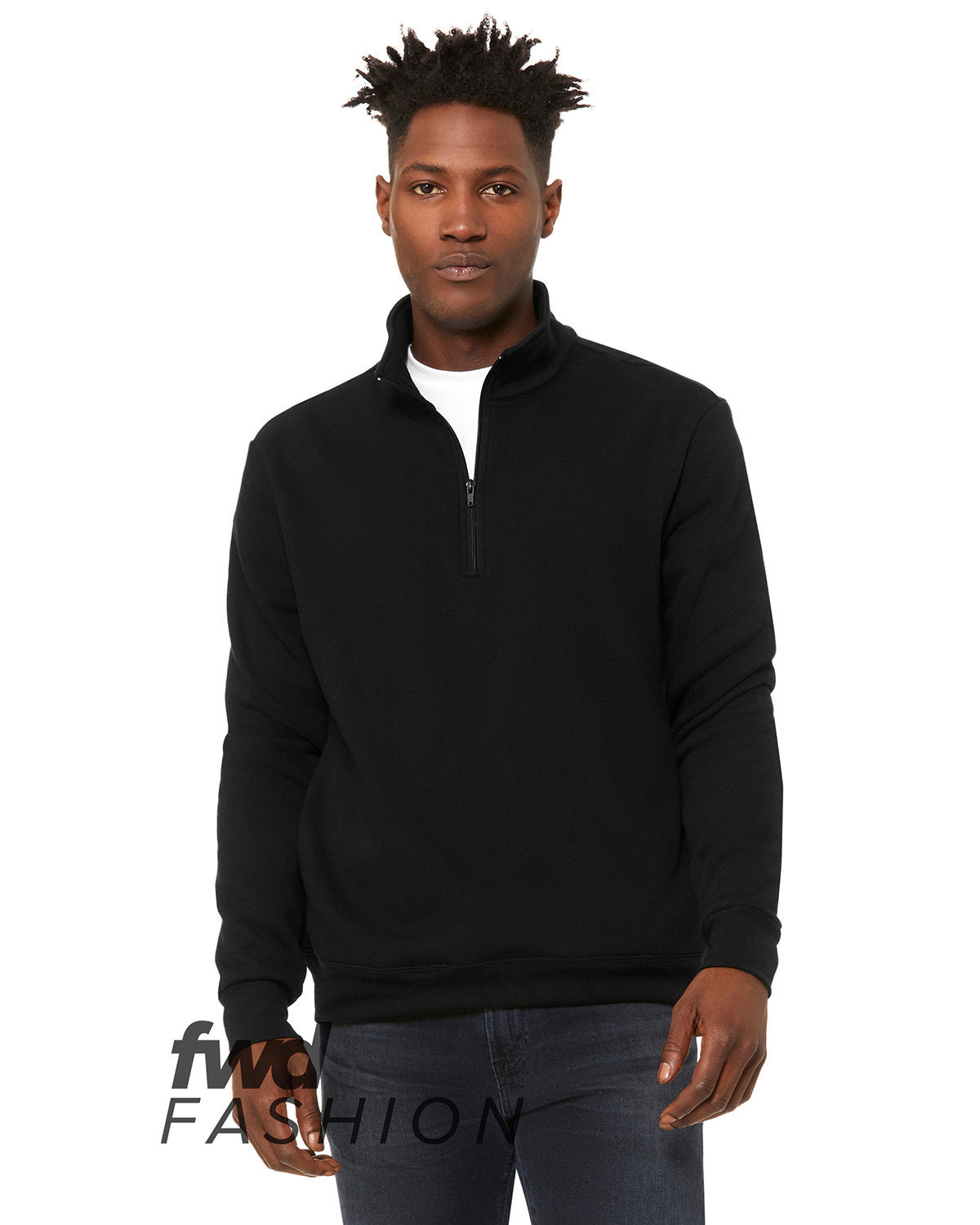 BELLA + CANVAS FWD Fashion Unisex Quarter Zip Pullover Fleece