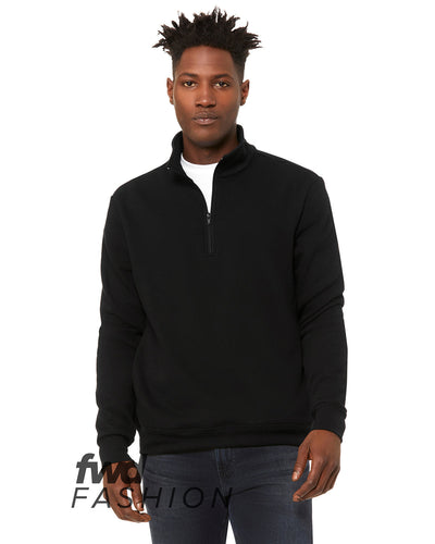 Bella + Canvas FWD Fashion Unisex Quarter Zip Pullover Fleece