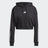 adidas Women's Essentials 3-Stripes Crop Hoodie Womens Apparel Sweatshirts & Fleece