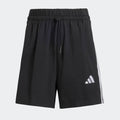 adidas Women's Essentials 3-Stripes Cotton Shorts Womens Apparel Shorts