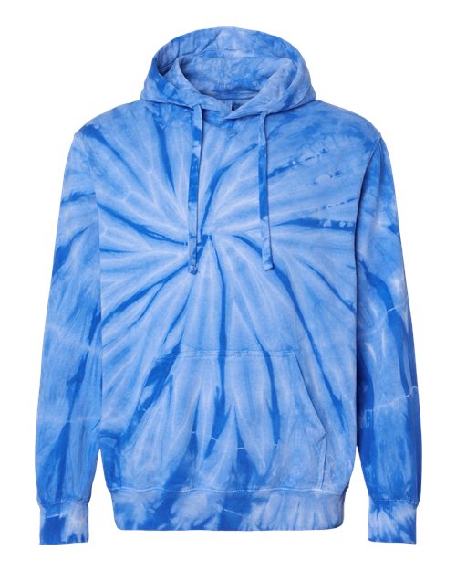 Dyenomite Men's Cyclone Hooded Tye-Dye Sweatshirt Dyenomite