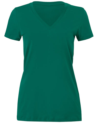 Bella + Canvas Ladies' Jersey Short-Sleeve Deep V-Neck T-Shirt