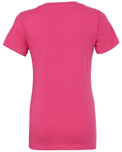 Bella + Canvas Ladies' Jersey Short-Sleeve Deep V-Neck T-Shirt