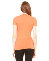 BELLA + CANVAS Ladies' Jersey Short-Sleeve Deep V-Neck T-Shirt Womens Apparel Shirts & Tops