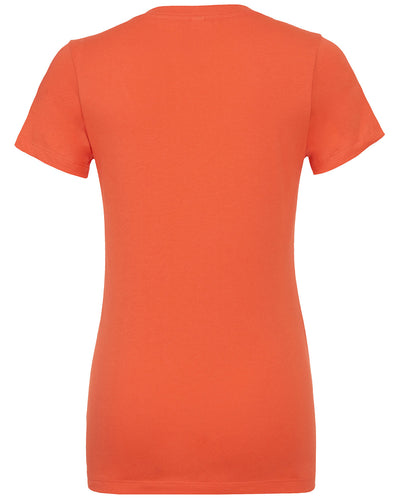 Bella + Canvas Ladies' Jersey Short-Sleeve Deep V-Neck T-Shirt
