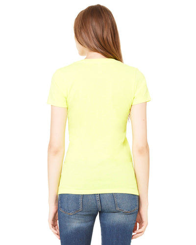Bella + Canvas Ladies' Jersey Short-Sleeve Deep V-Neck T-Shirt