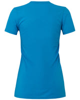 BELLA + CANVAS Ladies' Jersey Short-Sleeve Deep V-Neck T-Shirt Womens Apparel Shirts & Tops